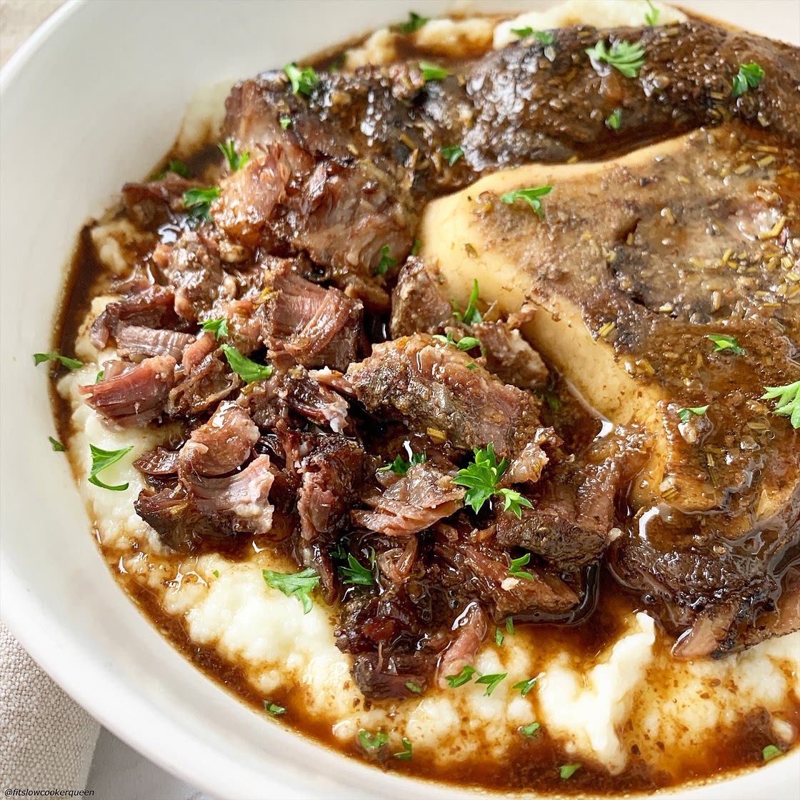 Garlic Herb Beef Shanks