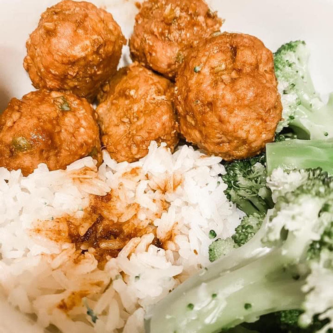 Spicy Honey Sriracha Turkey Meatballs