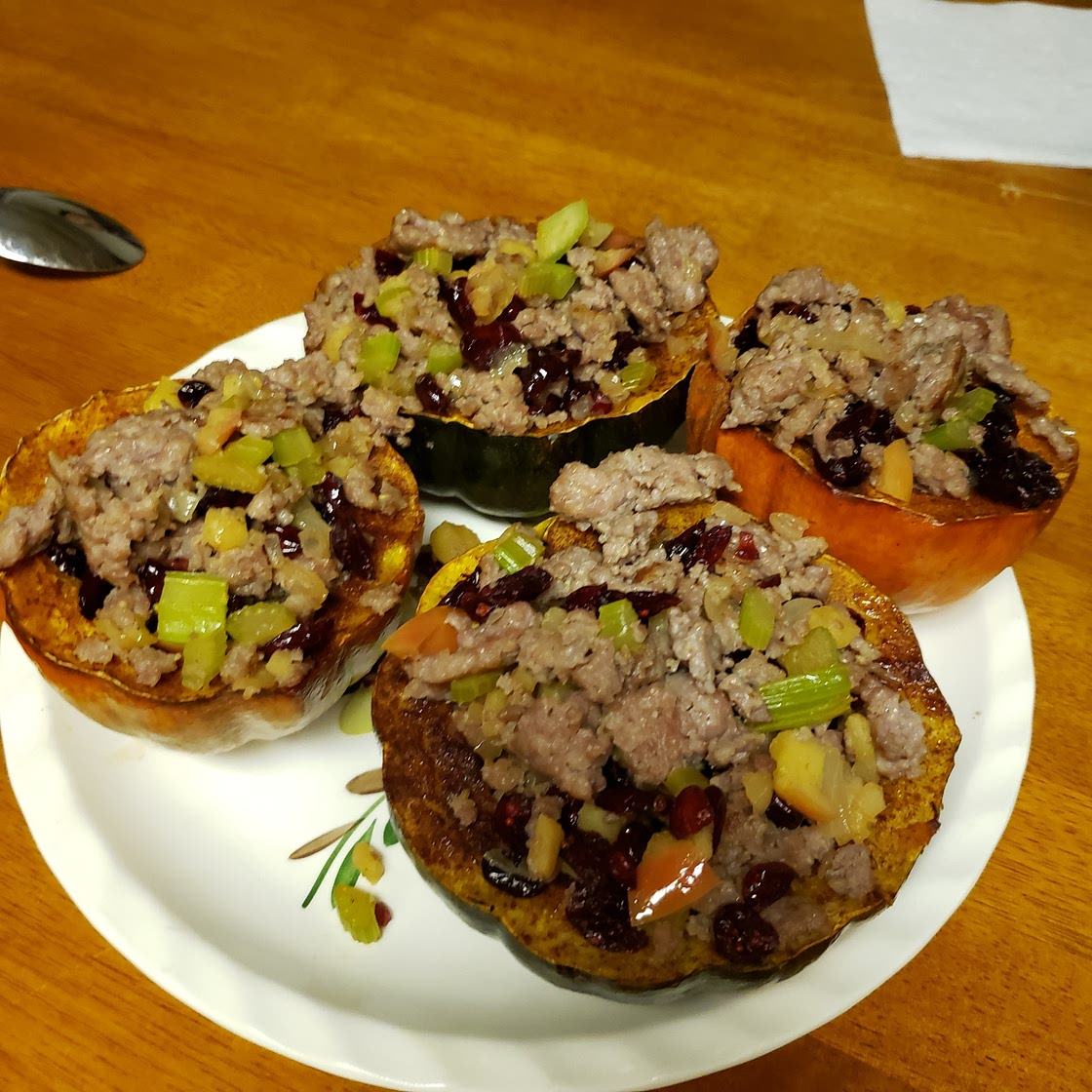 Stuffed Acorn Squash (Paleo, Whole30, AIP)