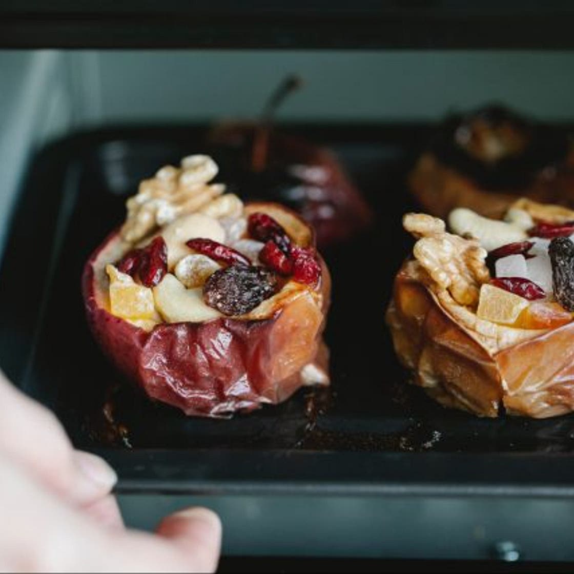 Hot Honey Baked Apples