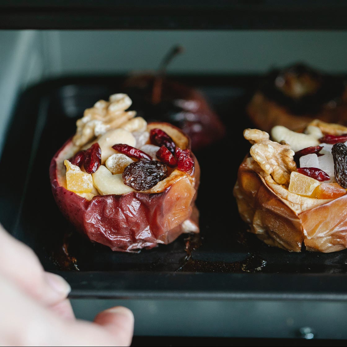 Hot Honey Baked Apples