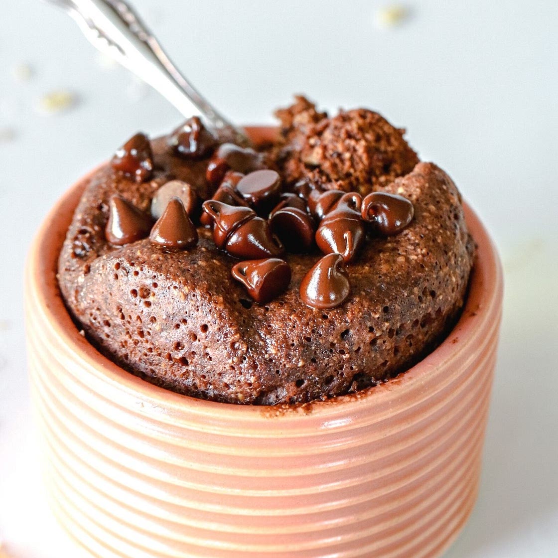 1-Min Microwave Chocolate Baked Oats