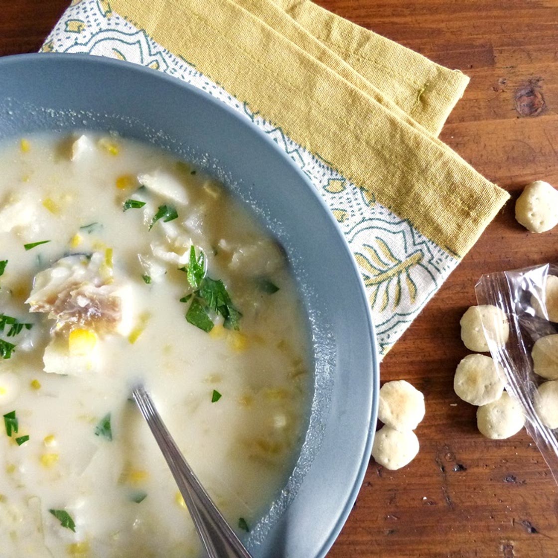 Cod and Corn Chowder