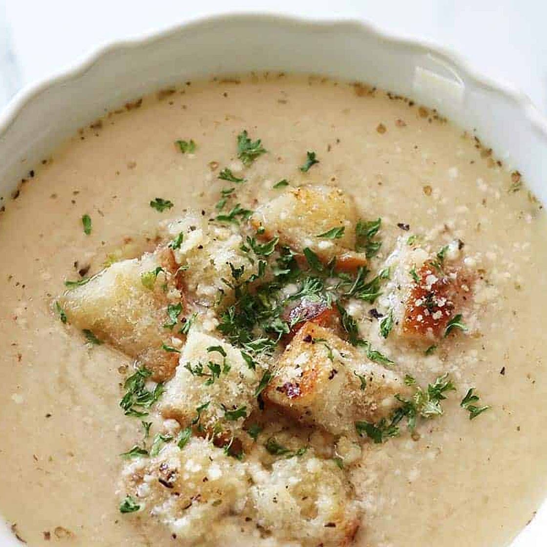Garlic Bread Soup