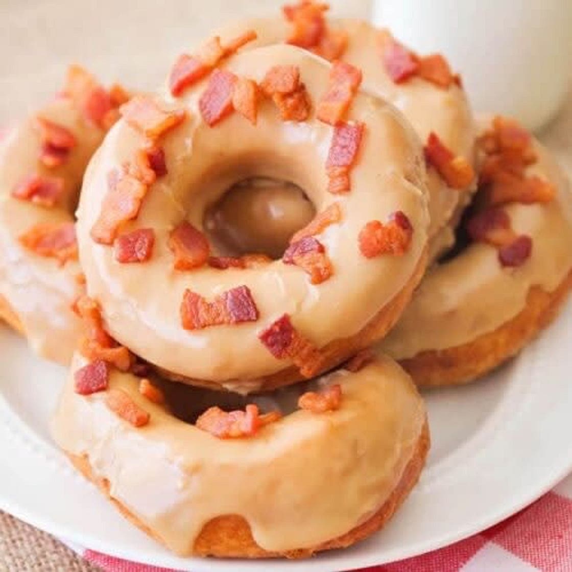 Maple Bacon Donuts