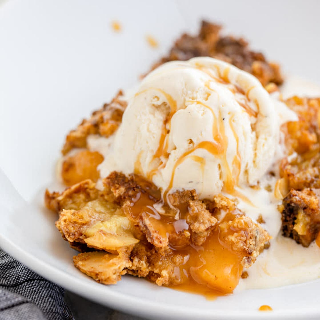 Peach Dump Cake