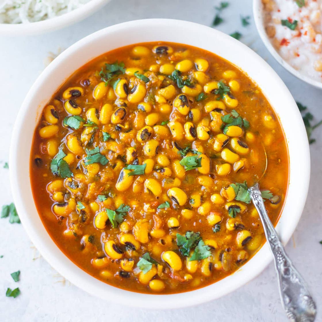 Black Eyed Peas Curry (Indian Lobia Masala) - Instant Pot & Stovetop