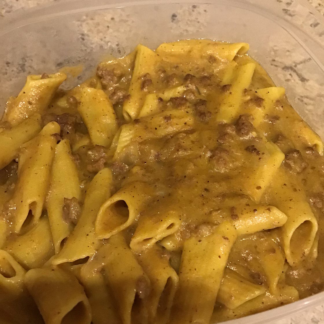 Healthy Hamburger Mac and Cheese