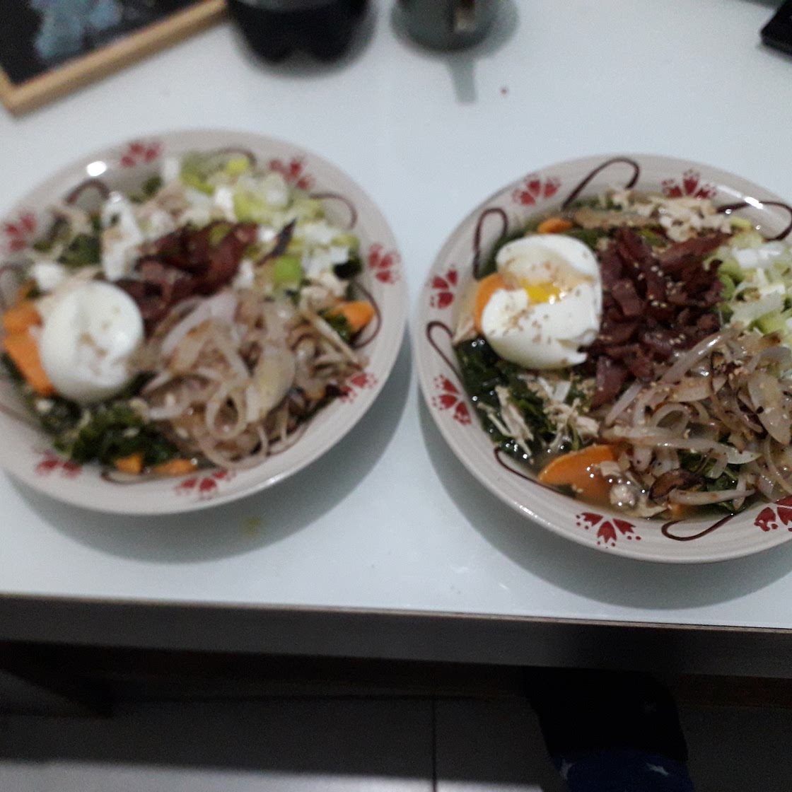 Feel Good Ramen with Sweet Potatoes and Crispy Shallots