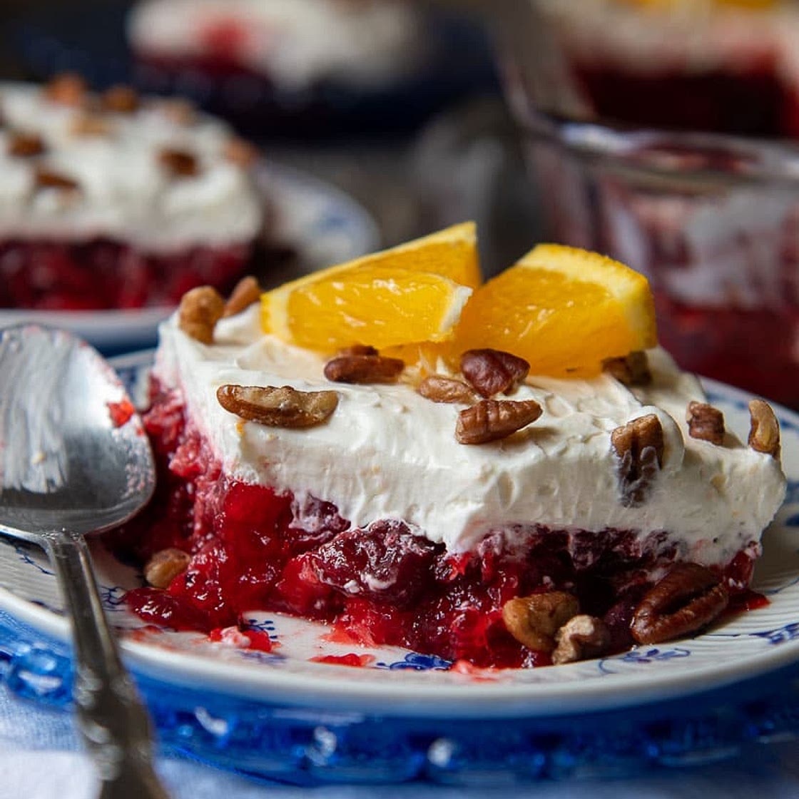 Cranberry Raspberry Jello Salad (5 Mins Prep)