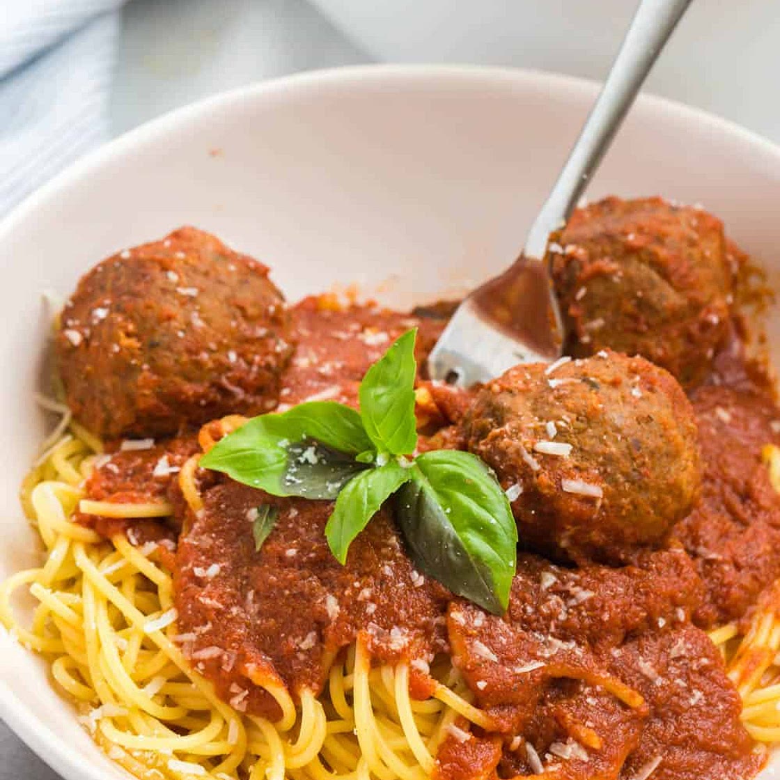 Instant Pot Meatballs with Marinara