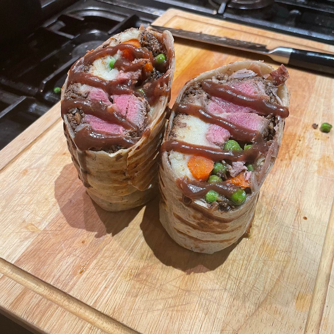 Beef Wellington Burrito