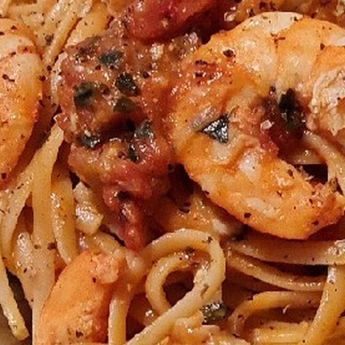 Linguines aux Gambas