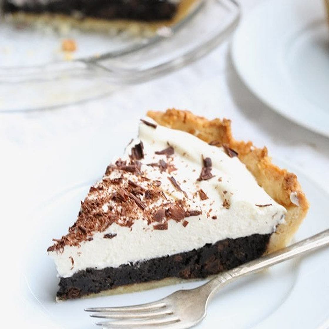 Brownie Truffle Pie