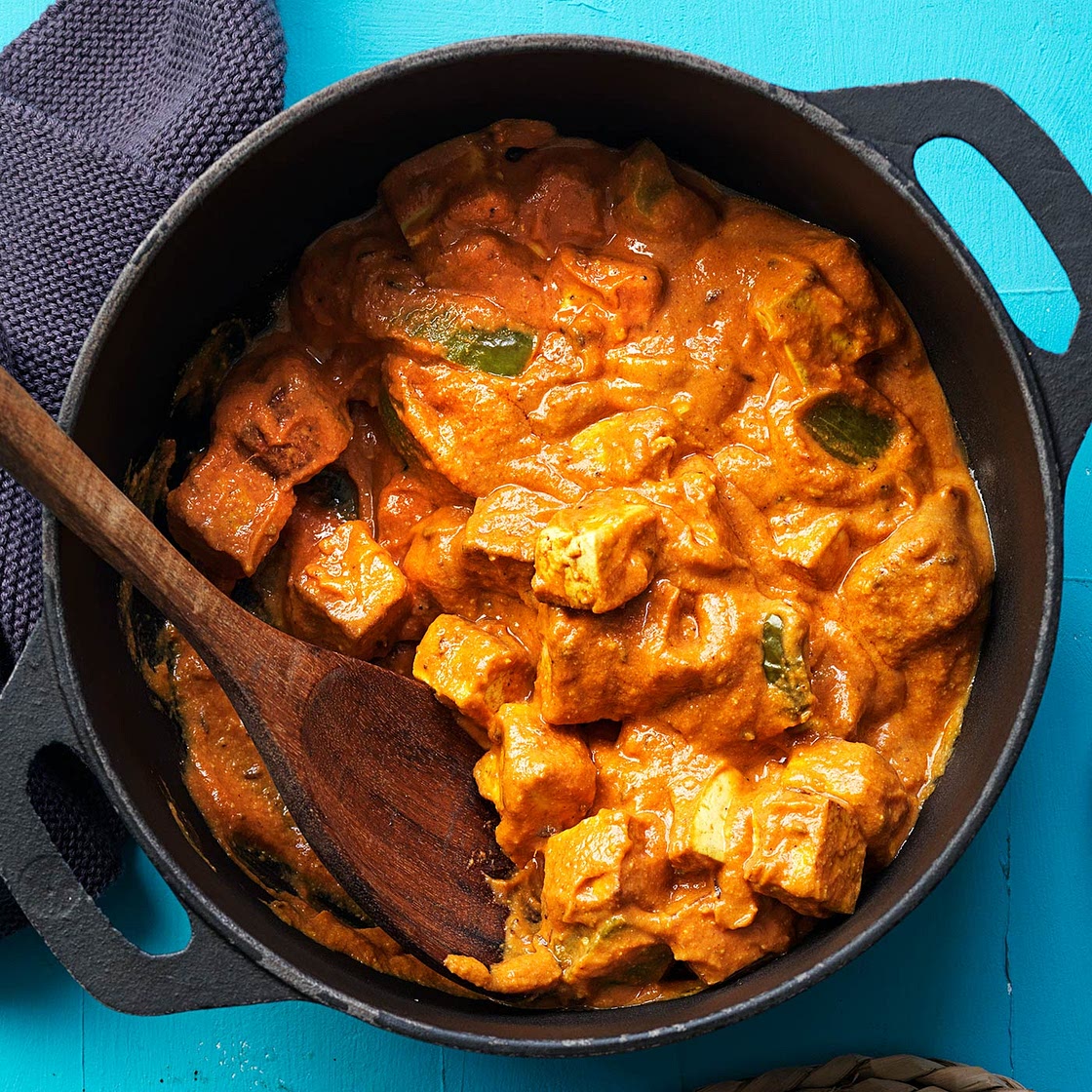 Kadai paneer (med tofu)
