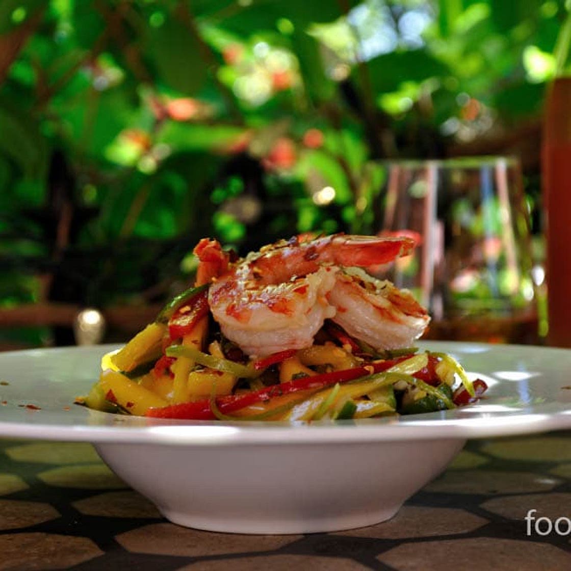 Spicy Mango Sprimp Salad