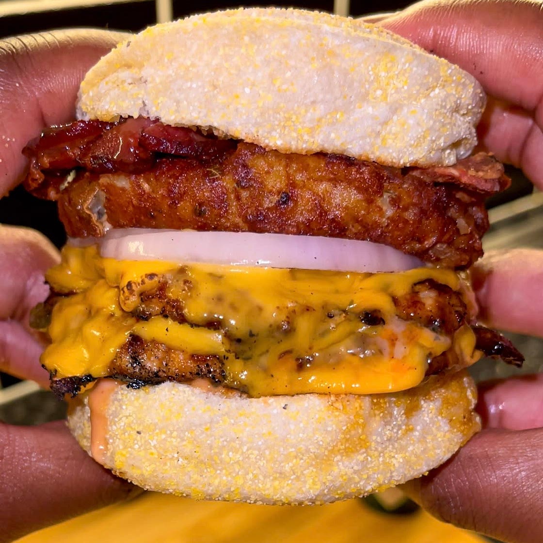 Tabasco jalapeño sausage muffin 