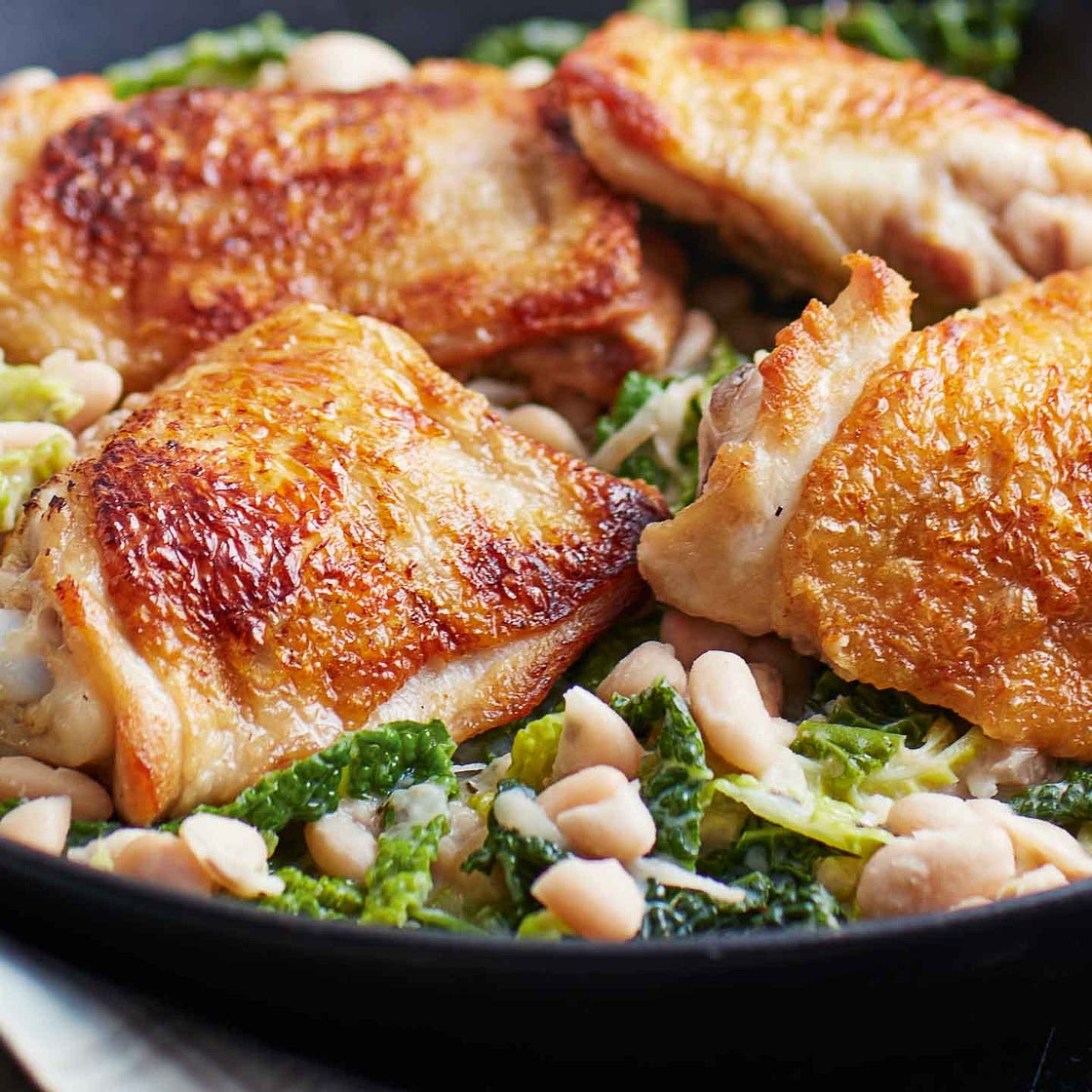 Chicken and cannellini bean stew