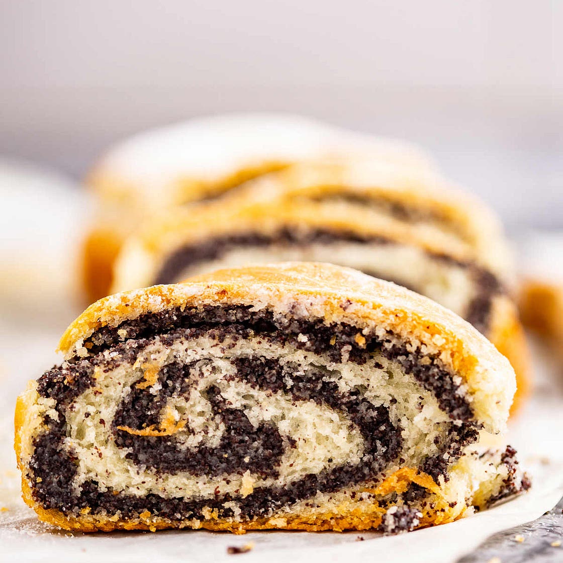 Potica (Povitica) Poppy Seed Roll