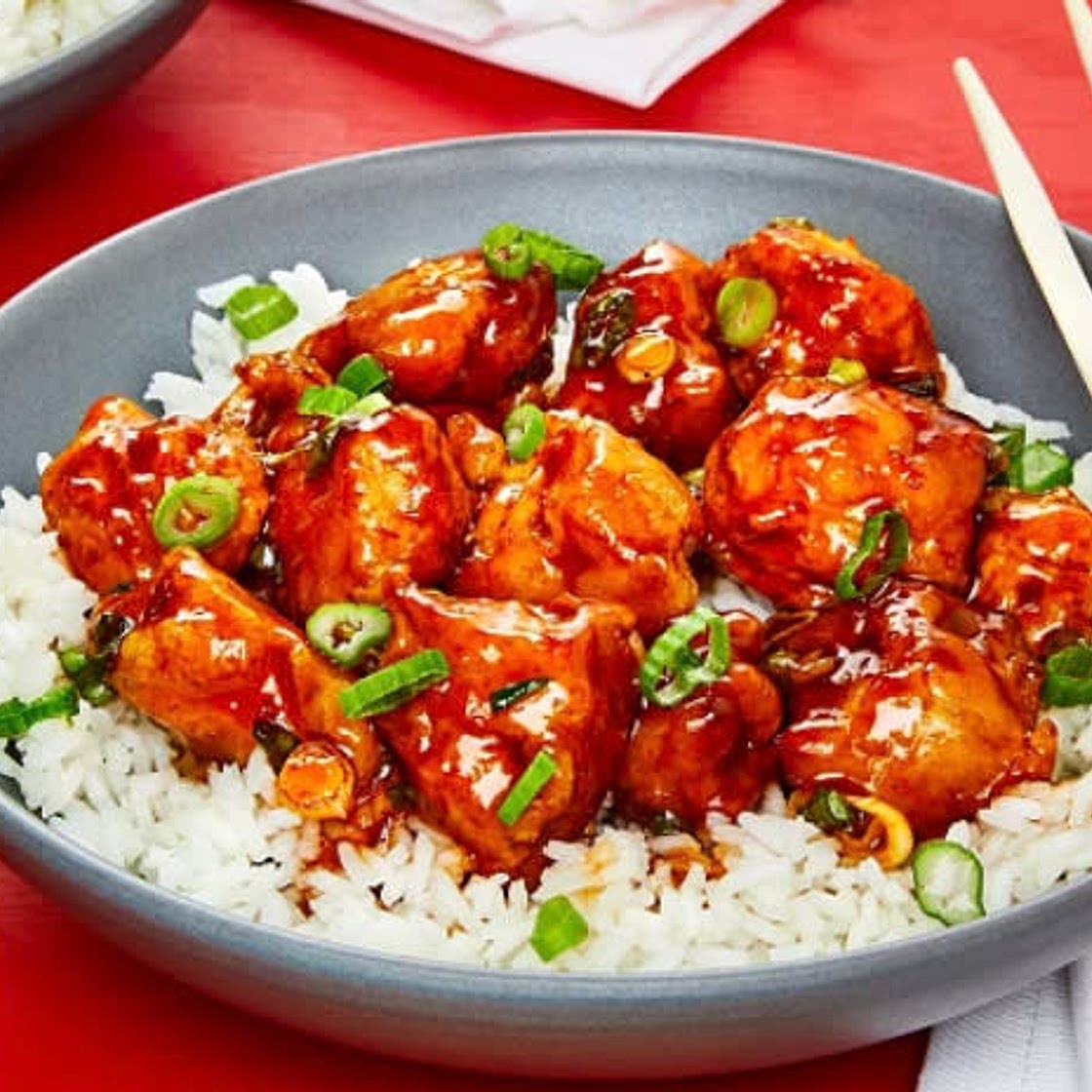 Orange Chicken with Jasmine Rice
