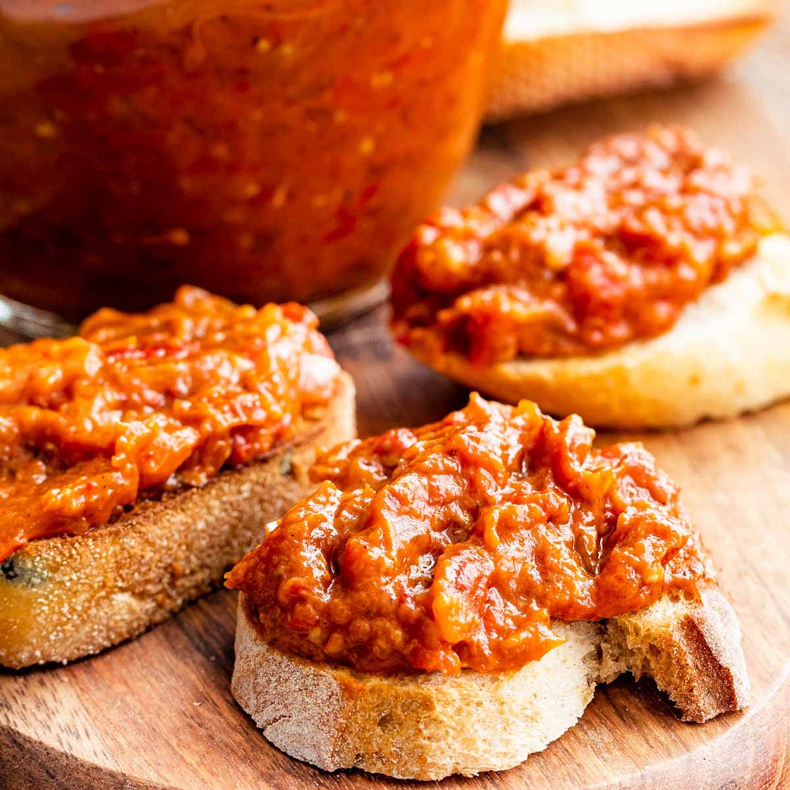 Roasted Eggplant and Pepper Spread