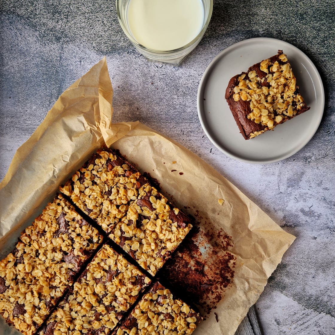 Maple Oat Brownies