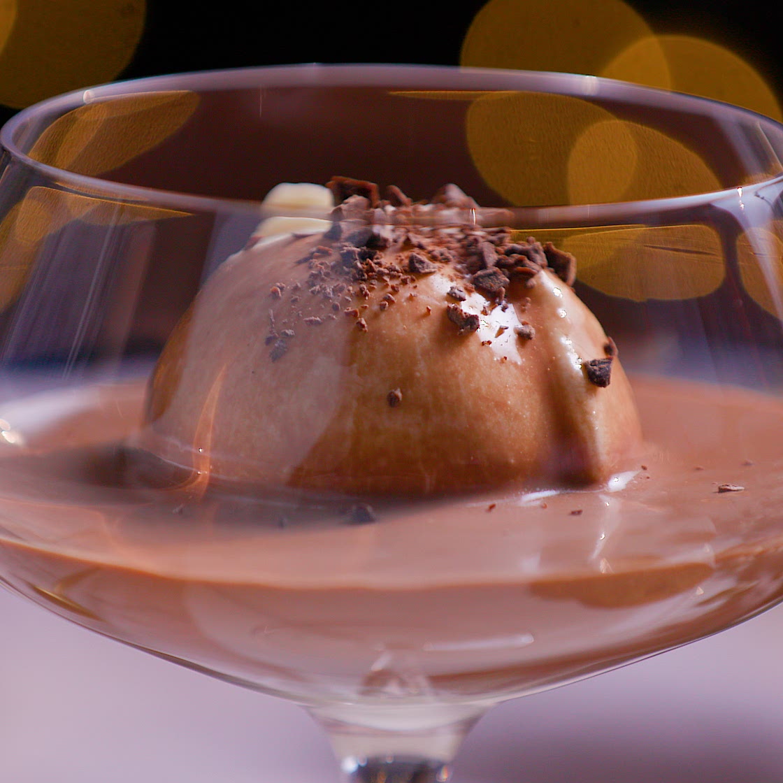 Baileys Hot Chocolate Affogato & Easy Choc Chunk Cookies