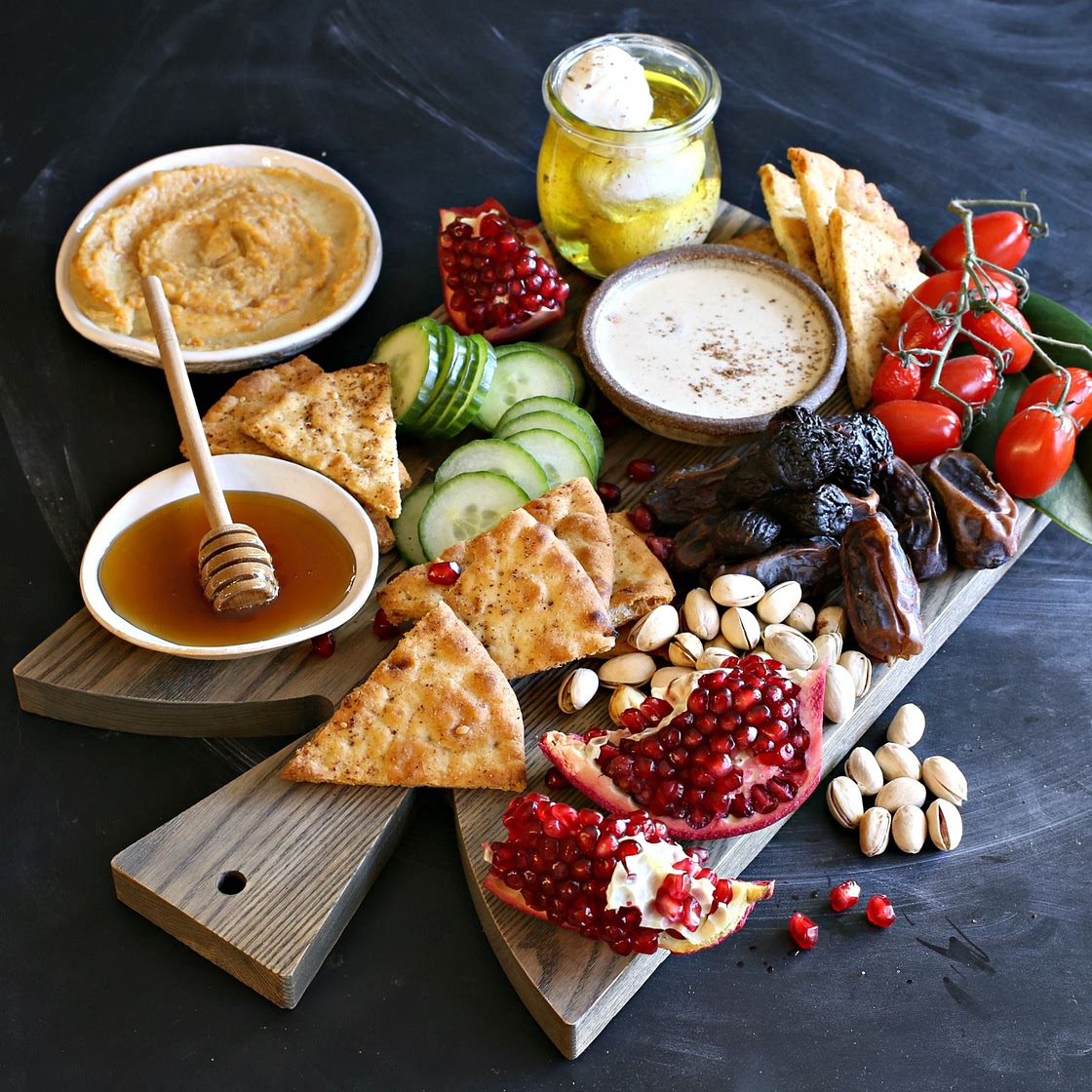 Middle Eastern-Inspired Cheese Board