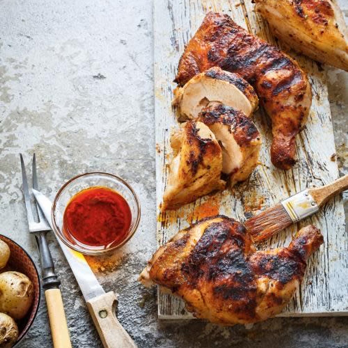 Poulet portugais et sa sauce