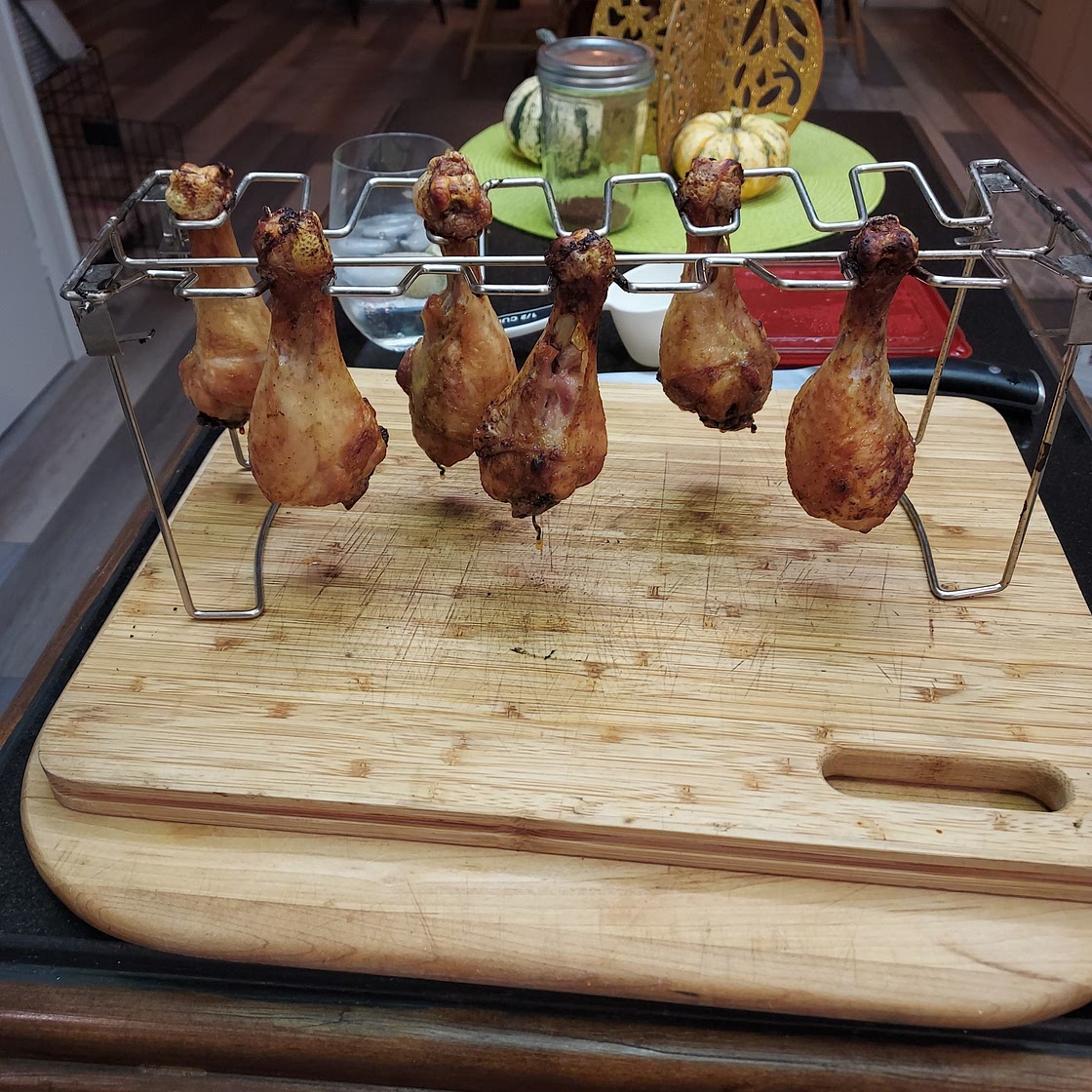 Roasted chicken legs
