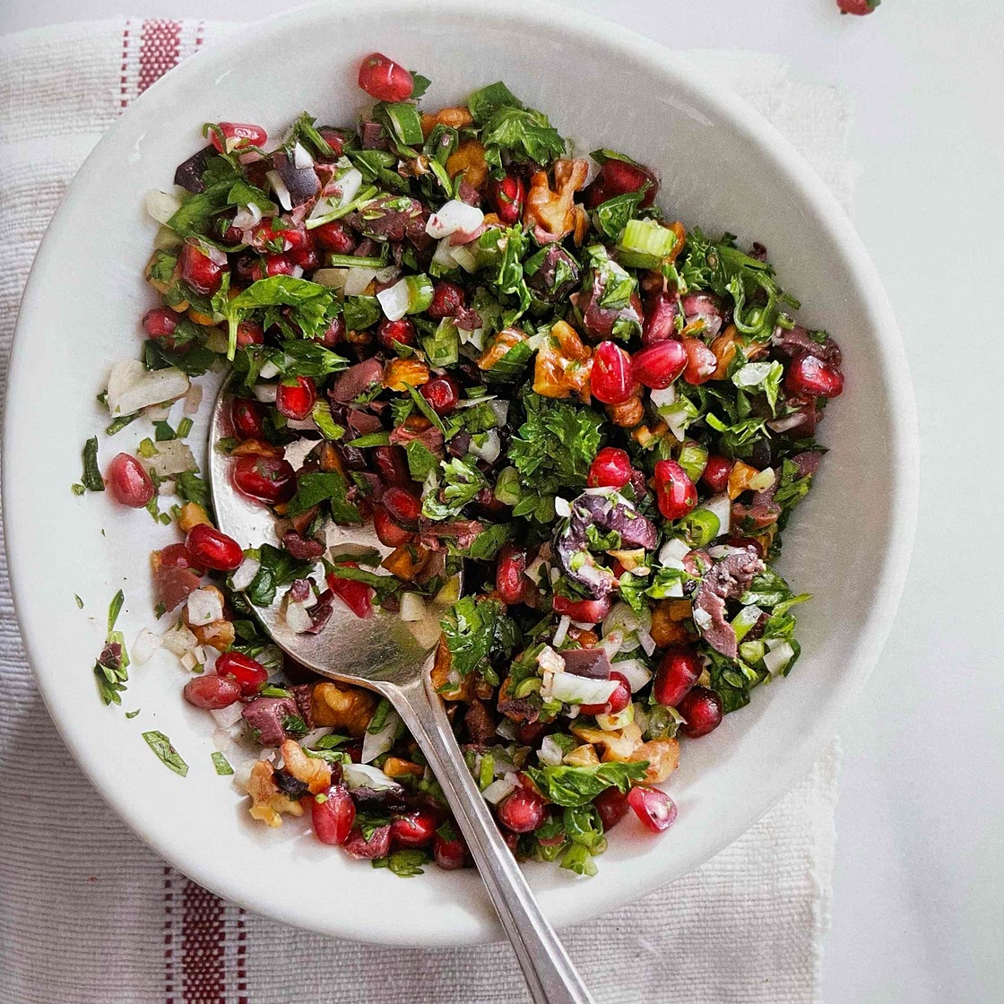 Pomegranate Olive Mint Salsa [HMC]