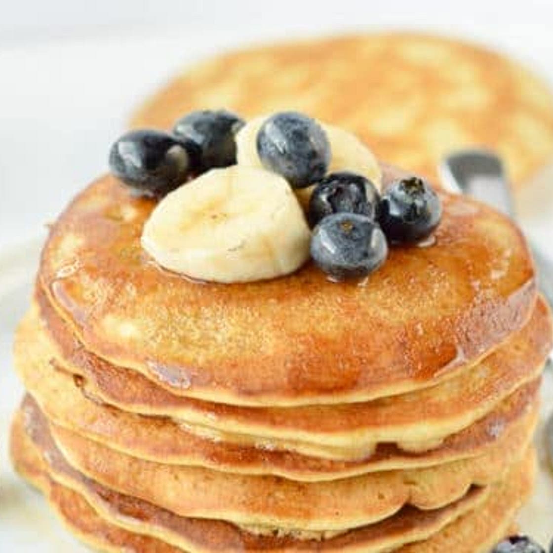 Chickpea flour pancakes