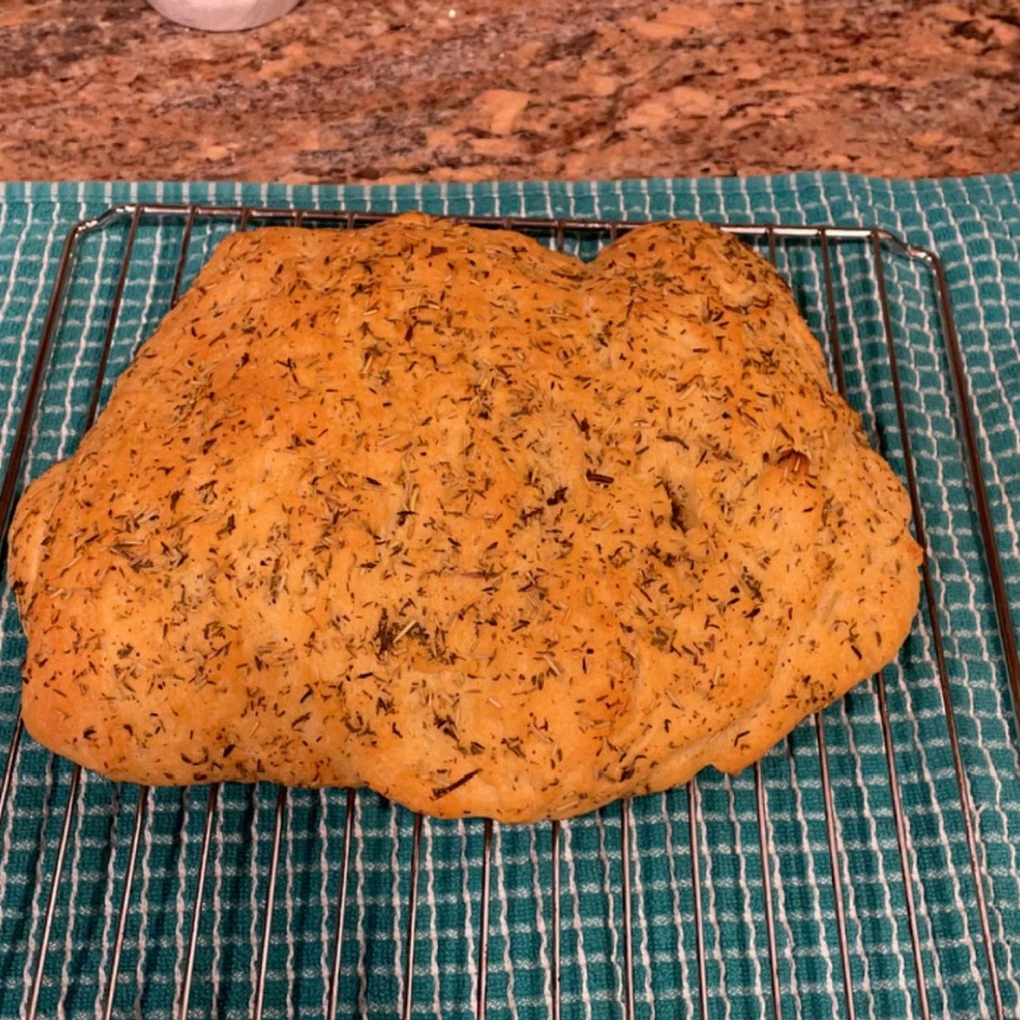 Easy Rosemary Garlic Focaccia Bread