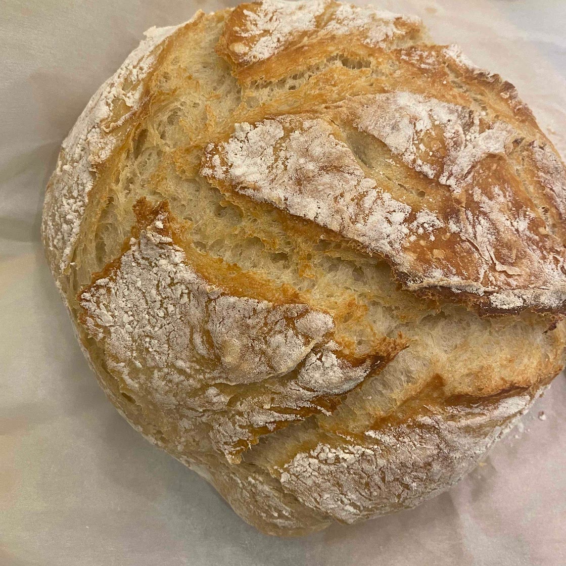 Rustic overnight bread