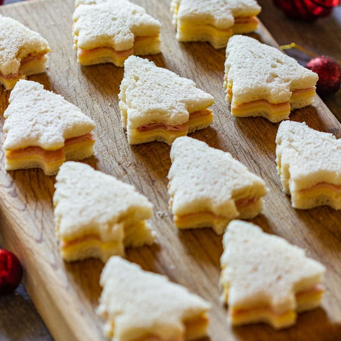 Christmas Tree Sandwiches