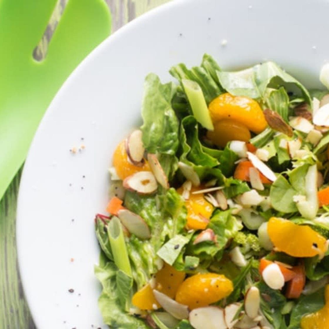 Arlene's orange salad with honey poppyseed dressing
