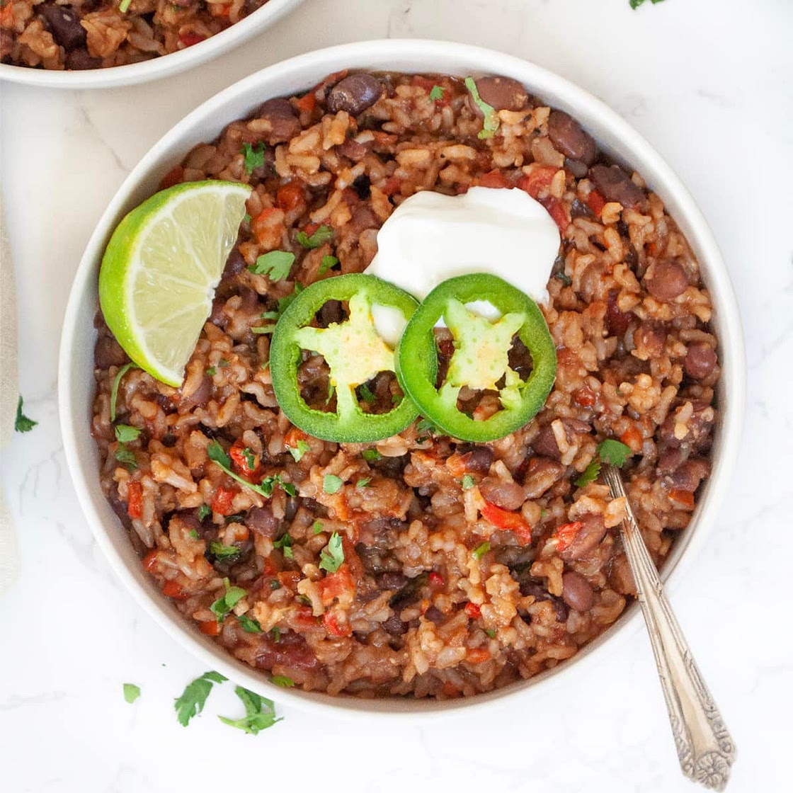 Mexican Instant Pot Rice & Beans