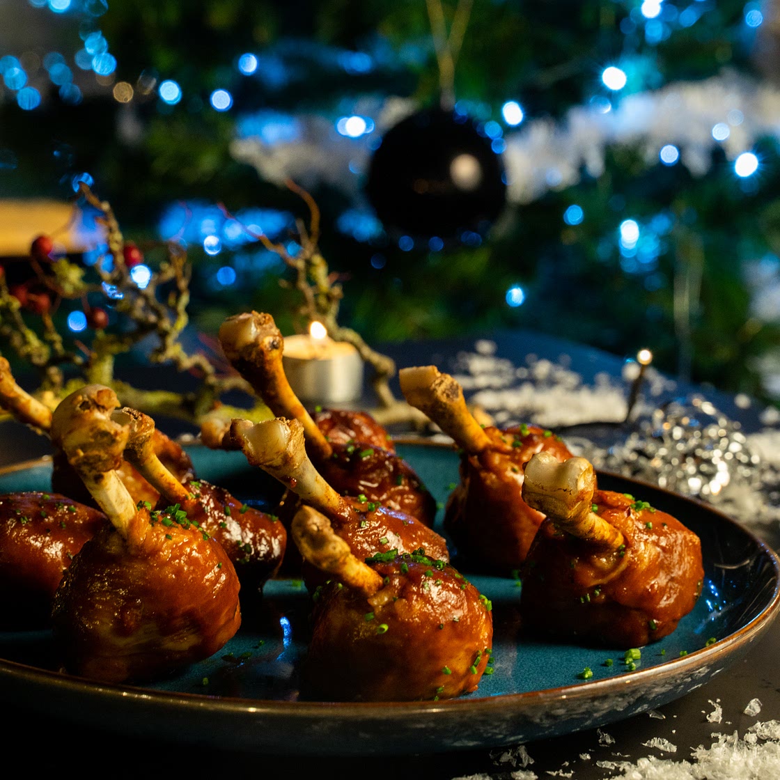 BBQ Chicken Lollipops by Pureety