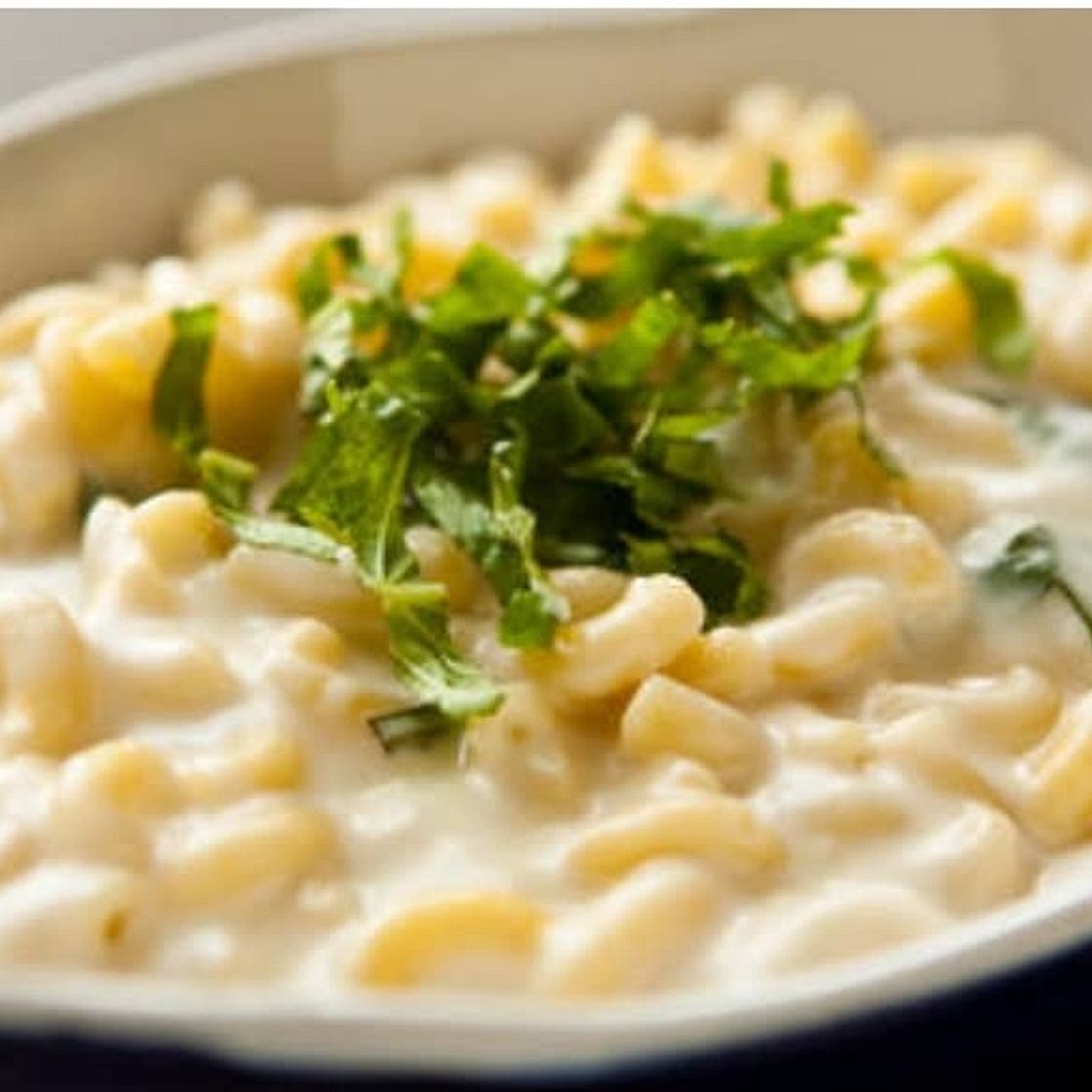 Mozzarella Macaroni and Cheese with Garlic