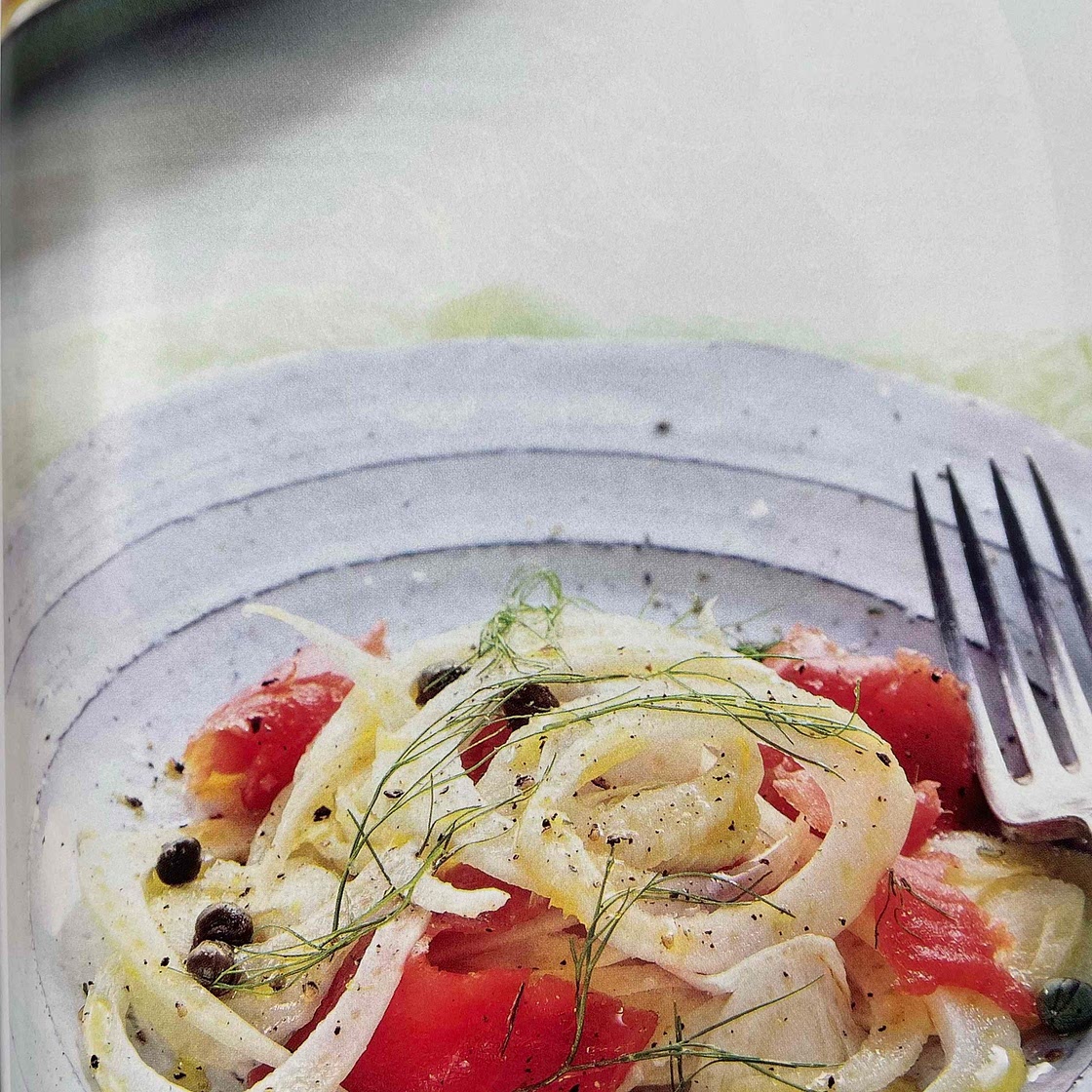 Smoked Salmon [Chicken] and Fennel Salad [CEC]
