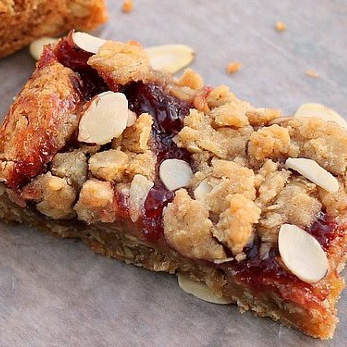 Cherry Oatmeal Almond Bars