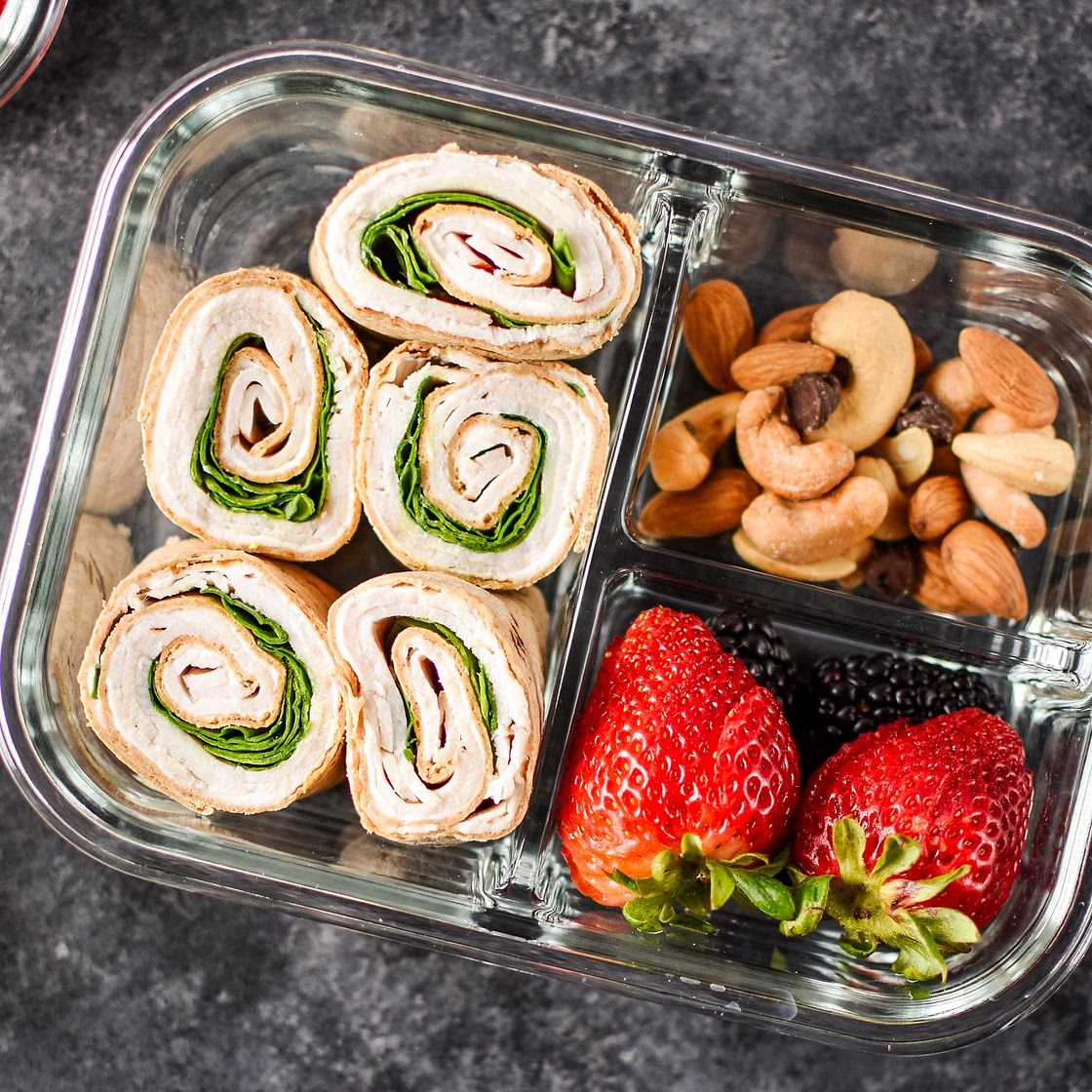 Easy Turkey Pinwheels Meal Prep