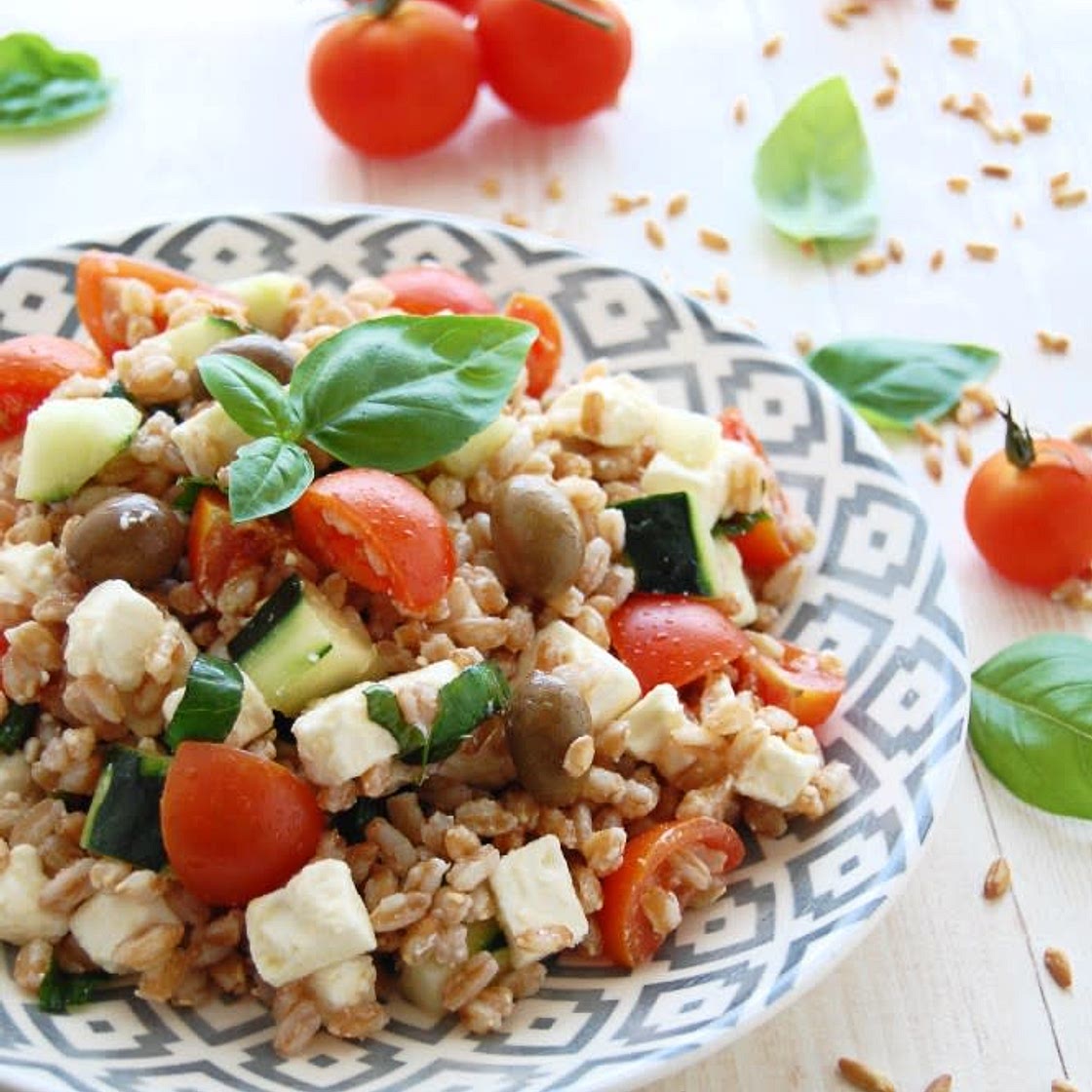 Insalata di farro con feta