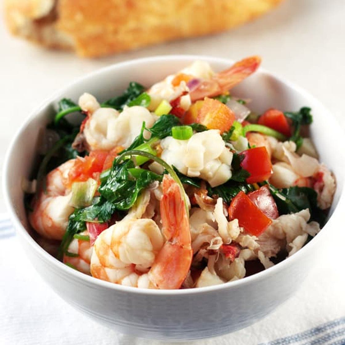 Seafood Stew with Shrimp and Lobster