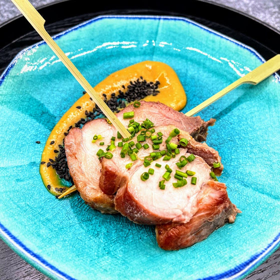 Chashu and Miso Mustard Sauce