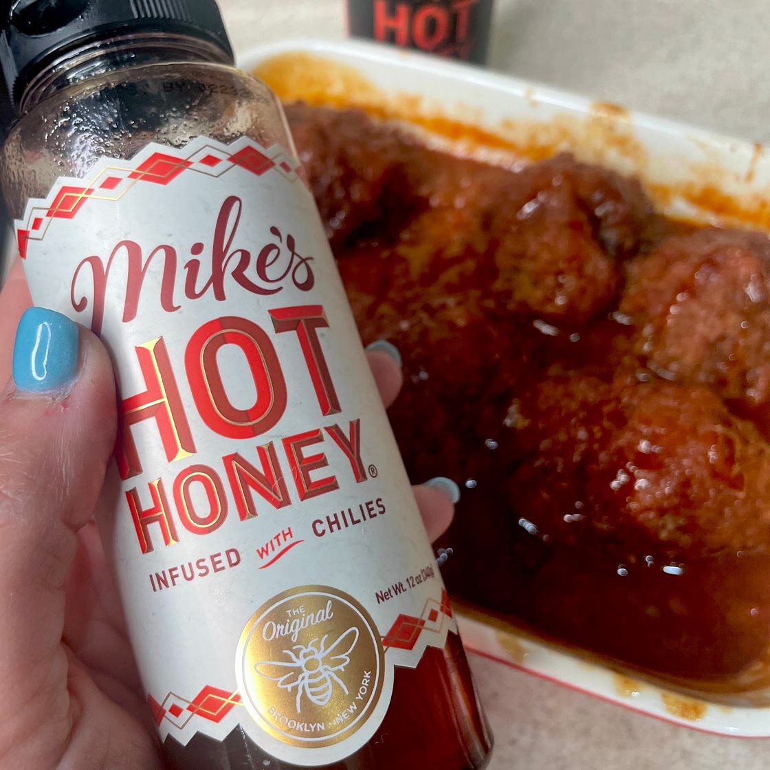 Mike’s Hot Honey Ham Balls