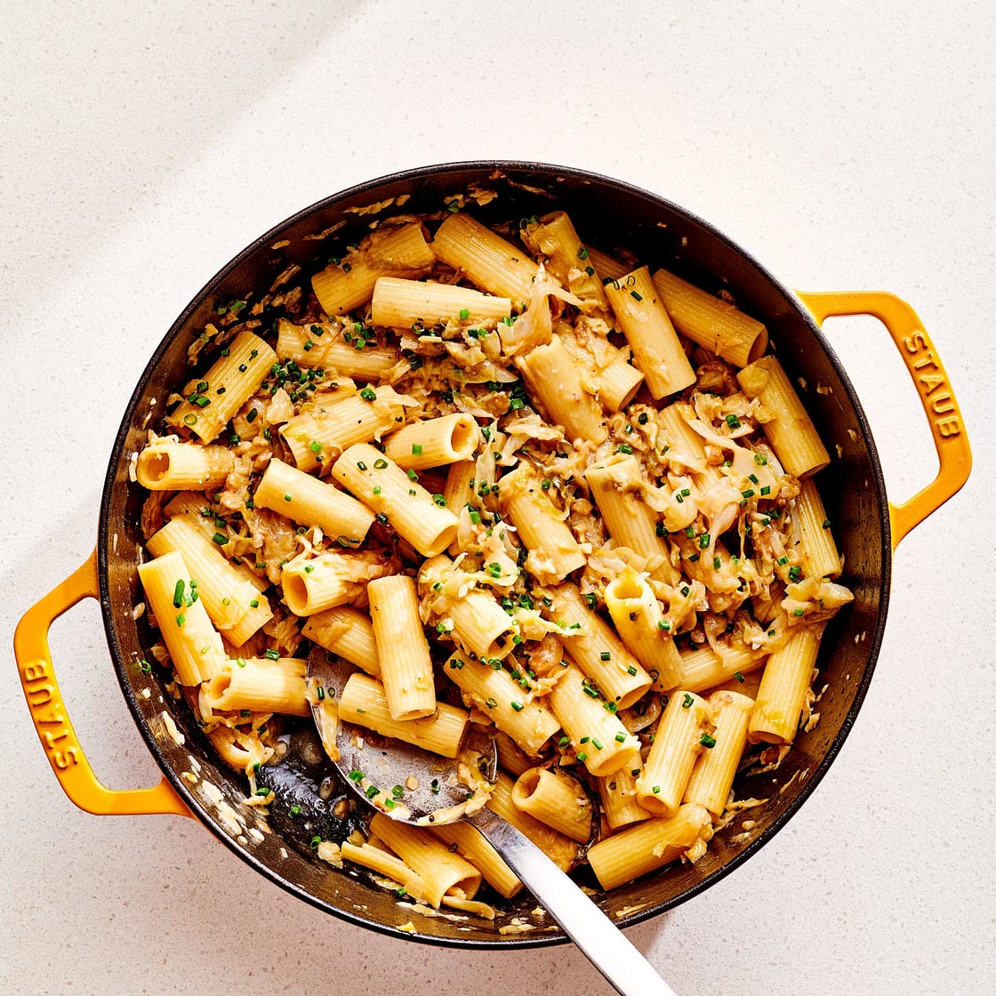 Caramelized Cabbage Butter Pasta Recipe