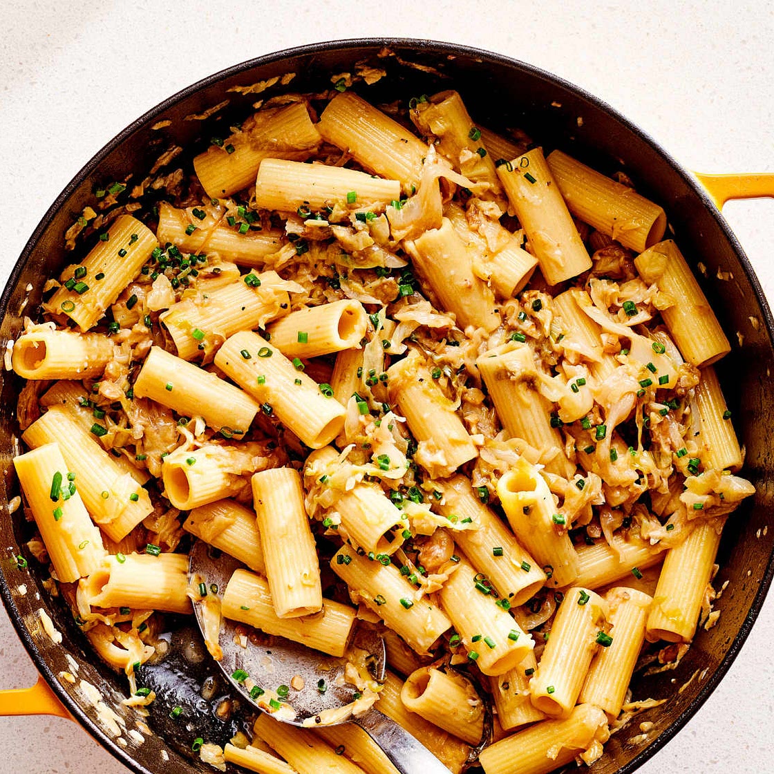 Caramelized Cabbage Butter Pasta Recipe