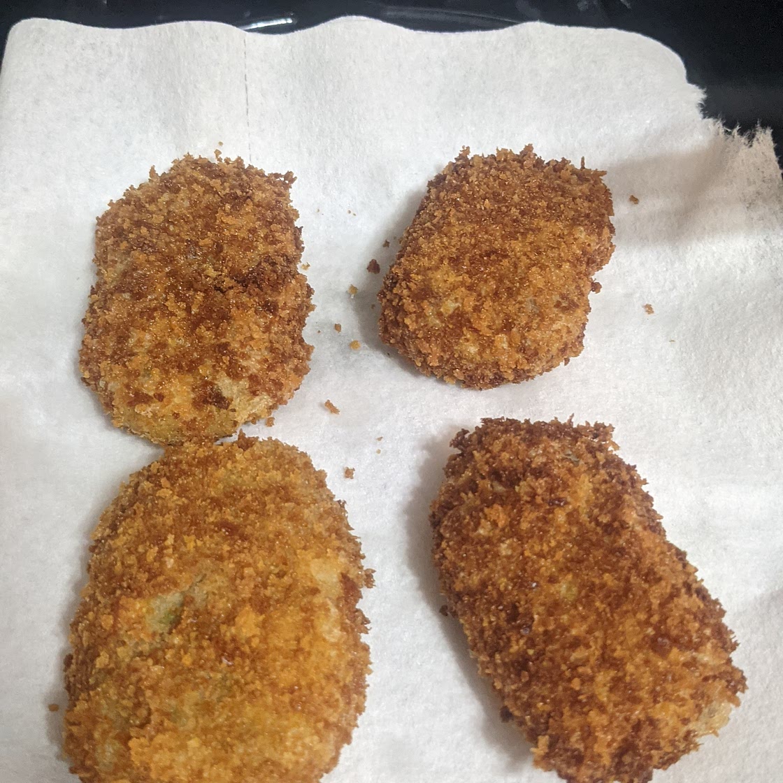 Potato and sausage Croquettes