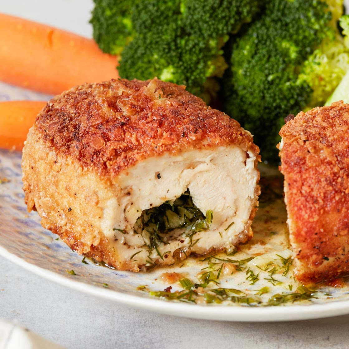 Gluten-Free Chicken Kiev (Kotleti po Kievski)